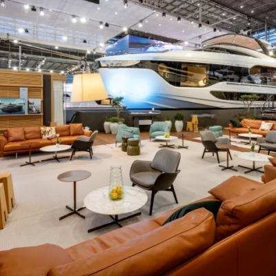 Ef Group, un mare d'allestimenti fa salpare  gli stand alla conquista dei saloni nautici