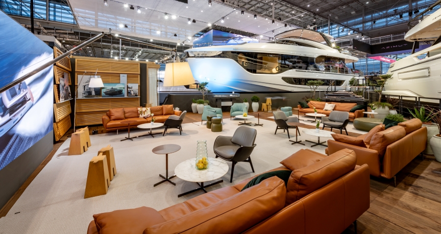Ef Group, un mare d'allestimenti fa salpare  gli stand alla conquista dei saloni nautici