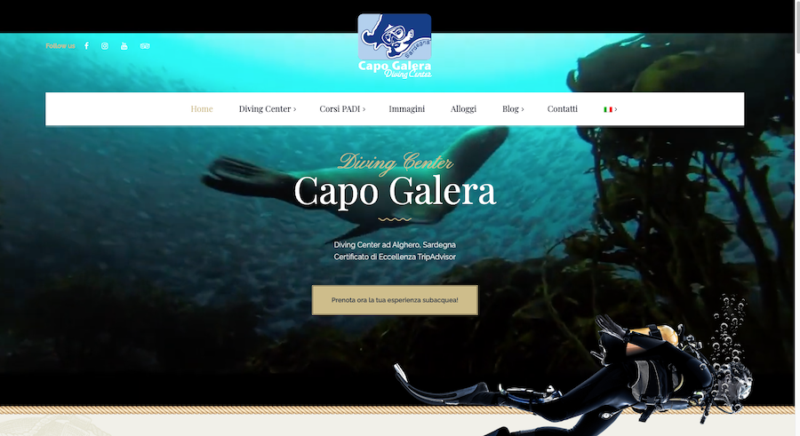Capo Galera, il Diving center dove  ogni sub vorrebbe restare "prigioniero"